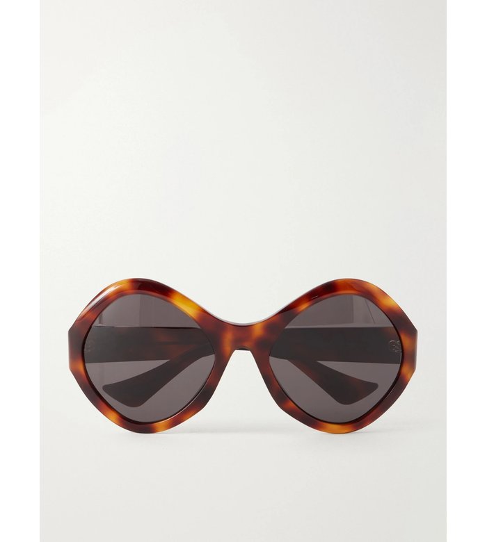 Солнцезащитные очки VALENTINO EYEWEAR с круглыми оправами из ацетата с логотипом V