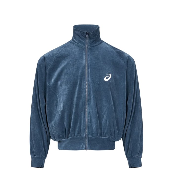 Бархатный свитшот с логотипом x asics