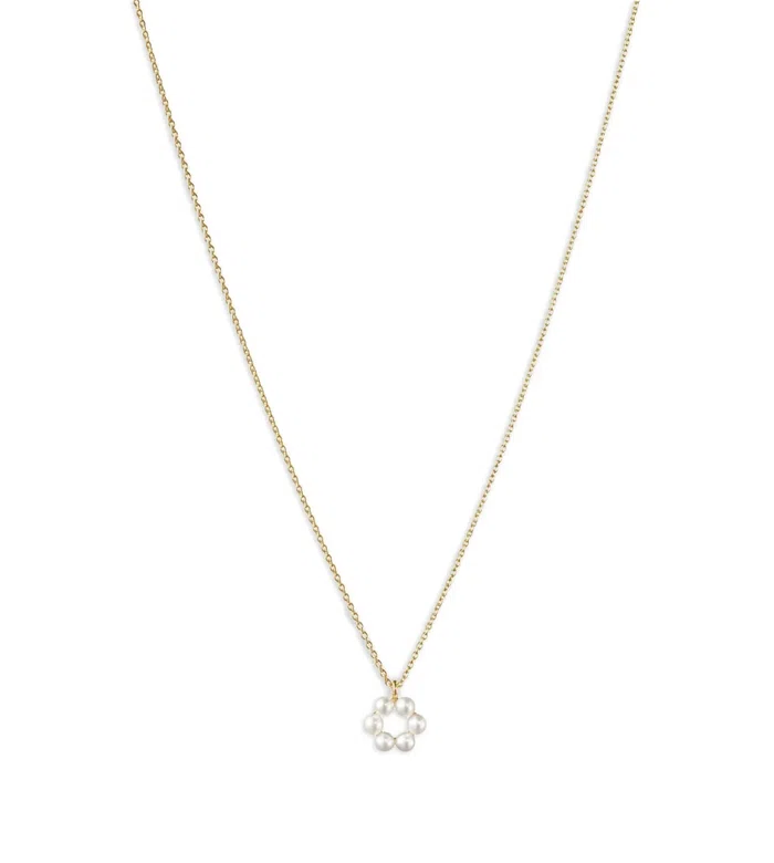 колье Luna Perle из желтого золота