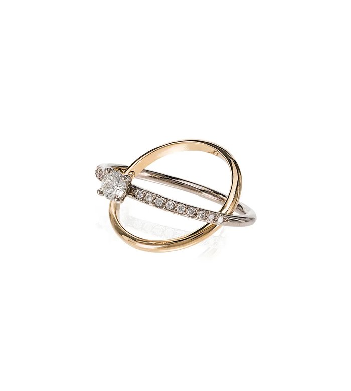 Eclipse diamond ring