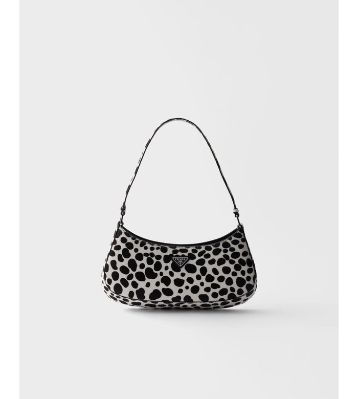 Сумка через плечо Prada Cleo из телячьей кожи с принтом