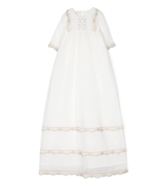 Valencienne embroidered dress