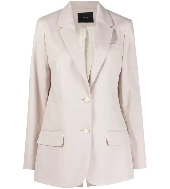 Single-breasted button blazer
