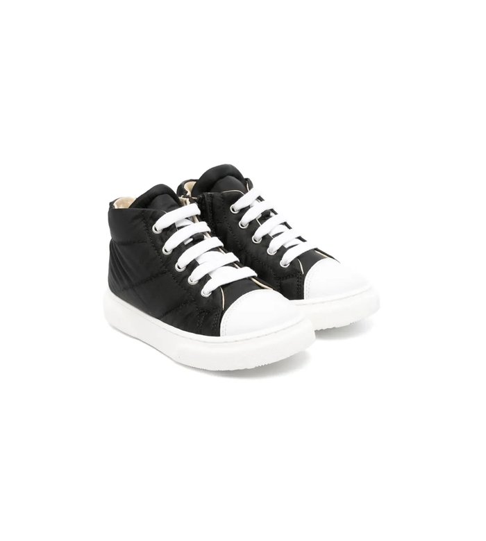 Стеганые высокие кеды