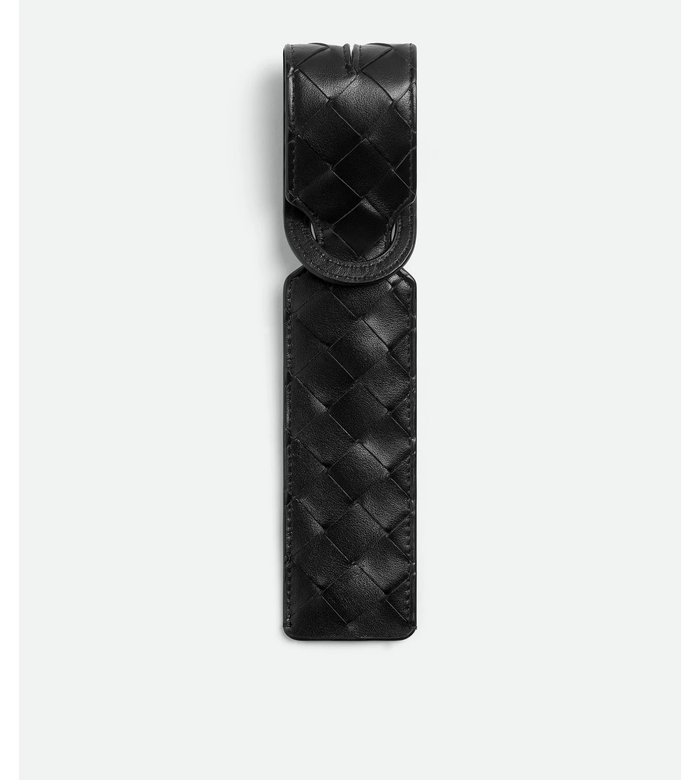 Intrecciato Long Tag Holder
