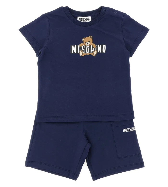 Футболка + шорты-бермуды MOSCHINO BABY 'Moschino Teddy Bear'
