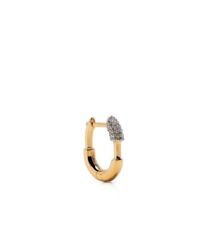 Серьга-кольцо Small Staple
