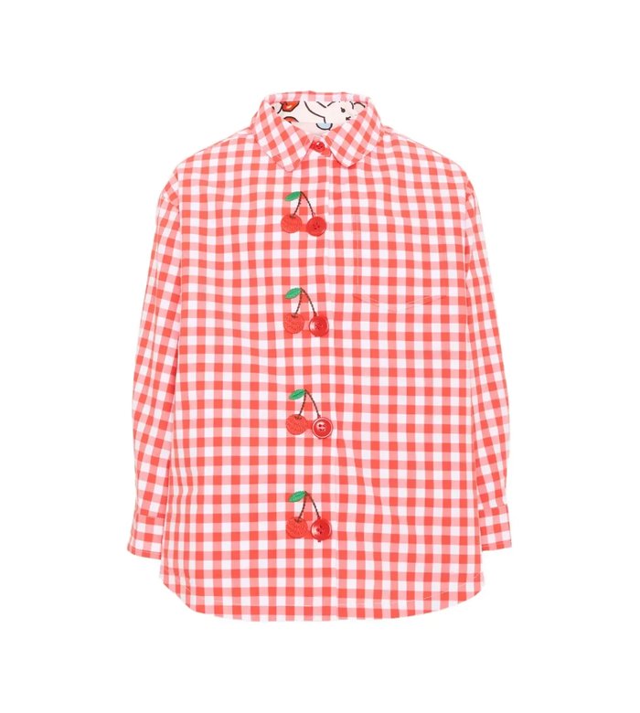 Двусторонняя рубашка в клетку Cherry