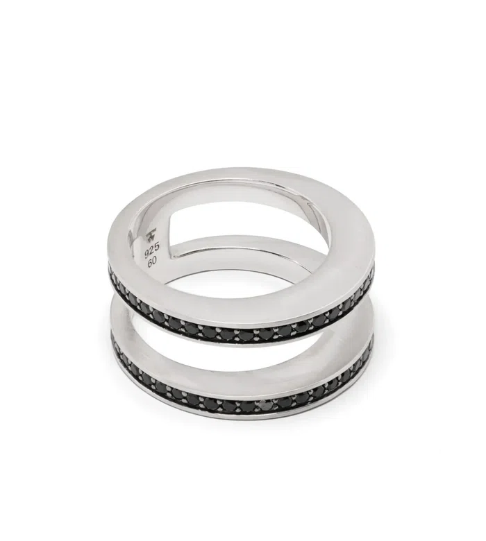 Кольцо Vault Double Black Spinel