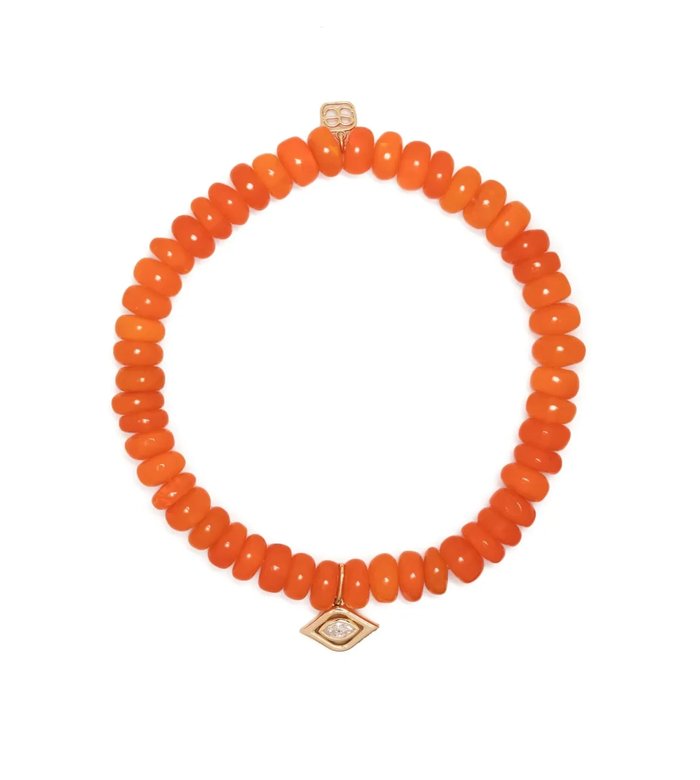 Браслет Evil Eye из желтого золота