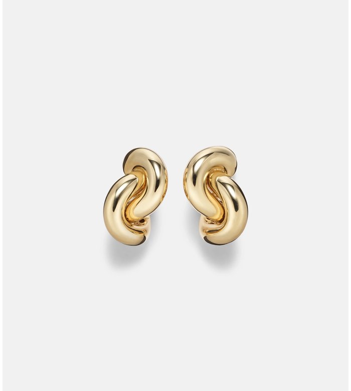 Серьги Legacy Knot Big из 18-каратного золота