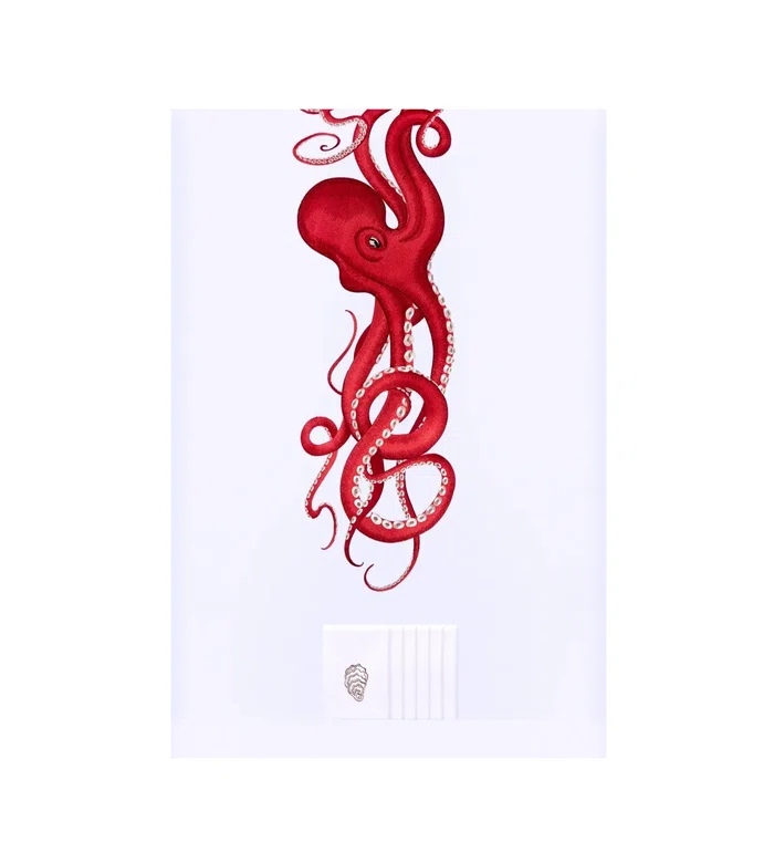 Набор Octopus's Hospitality из восьми предметов с вышивкой
