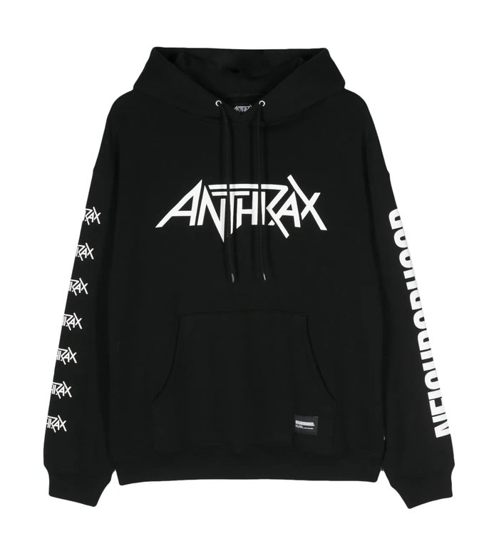 Худи с логотипом из коллаборации с Anthrax