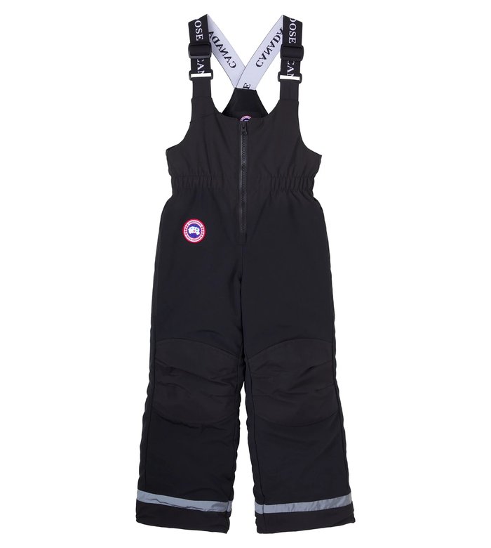 Детский лыжный комбинезон Canada Goose с логотипом и пуховыми вставками