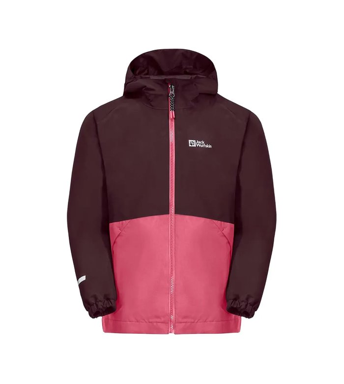 Двухцветная куртка с капюшоном