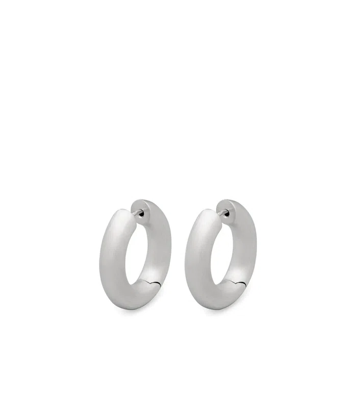 Серьги Chunky Hoops Satin