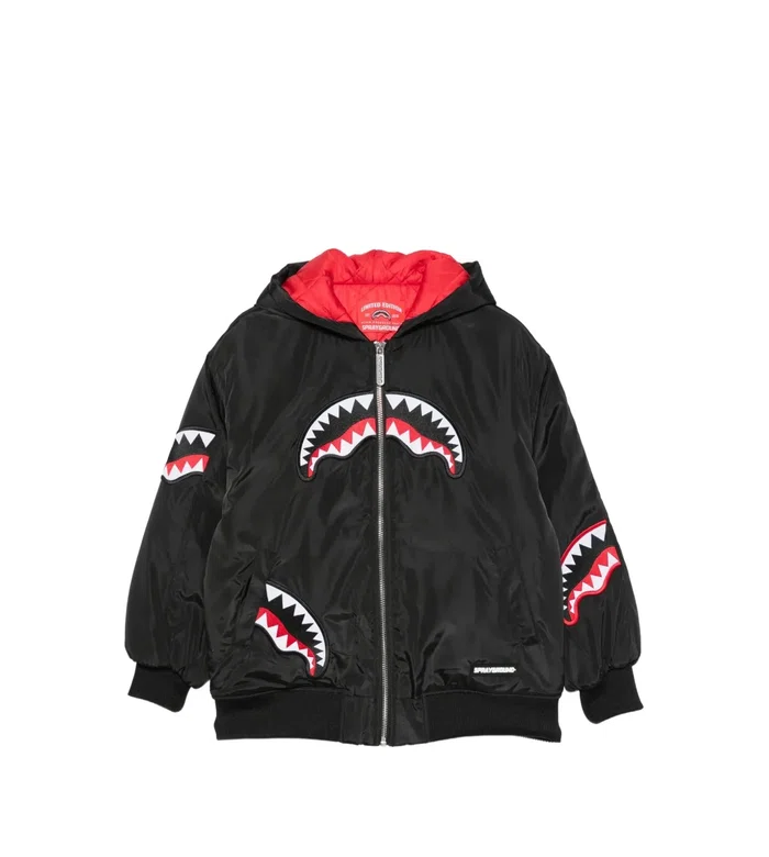 куртка с капюшоном и нашивкой Shark