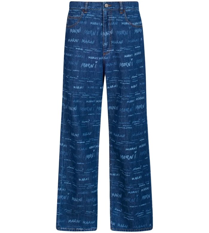 Прямые брюки Mega Marni