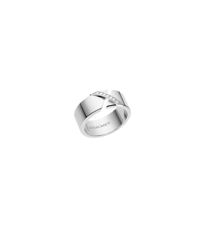 CHAUMET - Кольцо Liens Evidence из белого золота с бриллиантами - 085184 - 085184