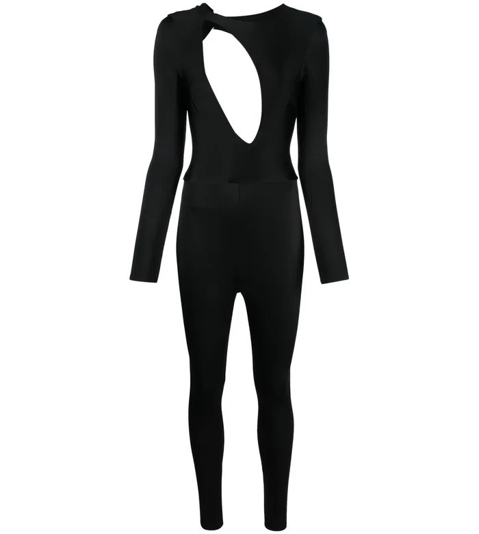 Cut-out-detailing stretch jumpsuit