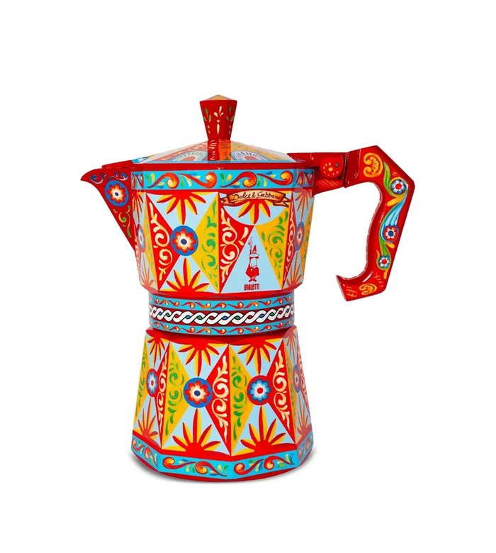 Кофеварка Moka Express Sicilian Cart из коллаборации с Bialetti