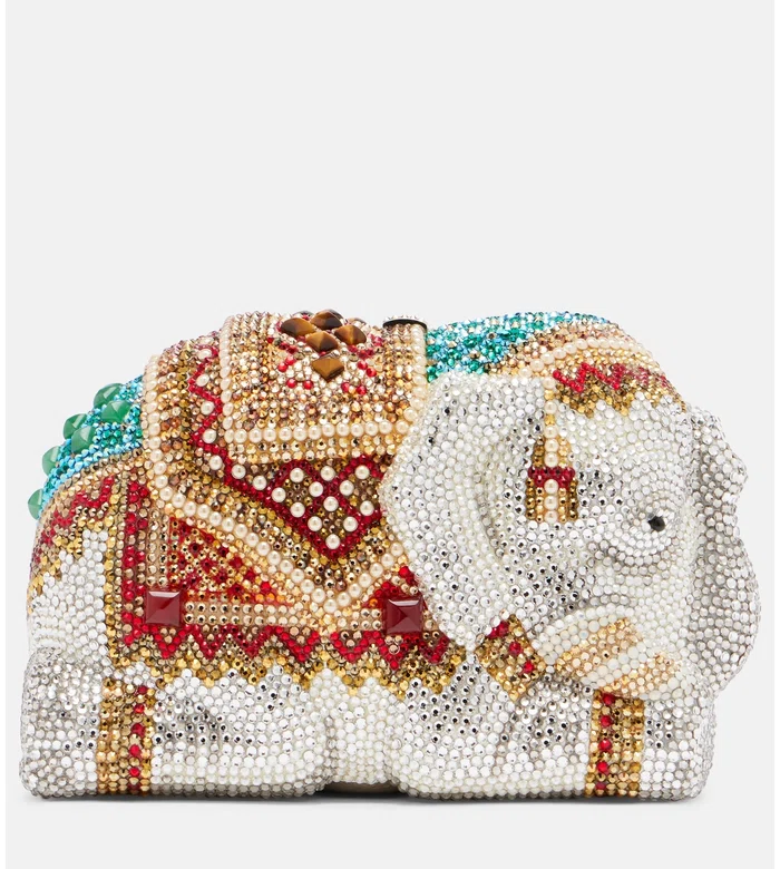 Клатч Elephant Small, украшенный пайетками