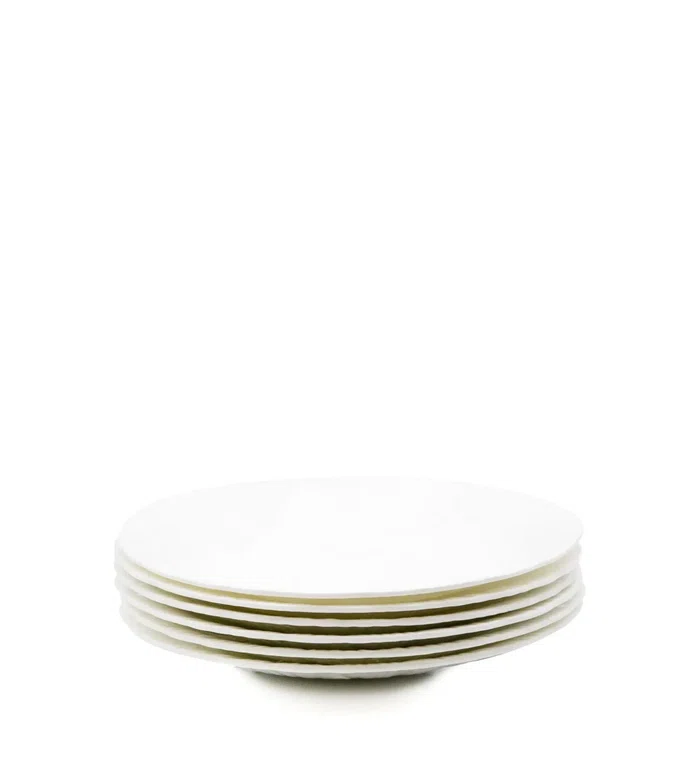 Leaves dessert plates (set of six)