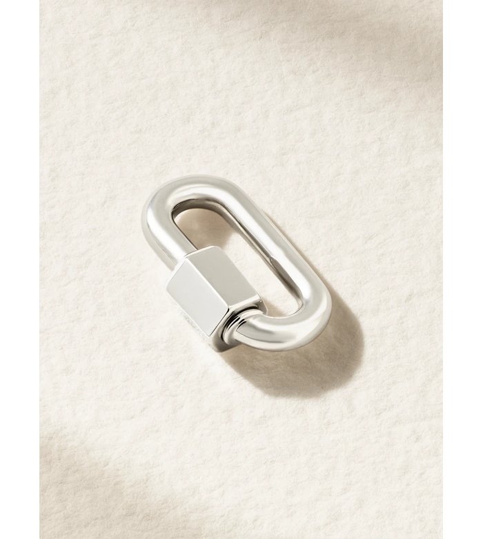 Подвеска Chubby Babylock из белого золота 14 карат