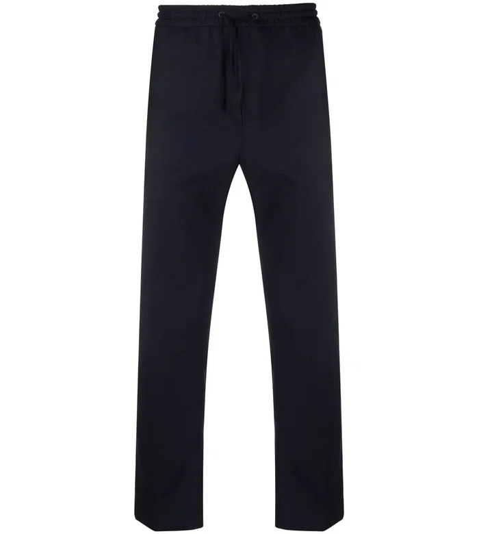 Straight-leg drawstring-waist trousers